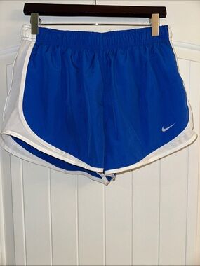Nike Royal Blue Athletic Shorts with White Trim